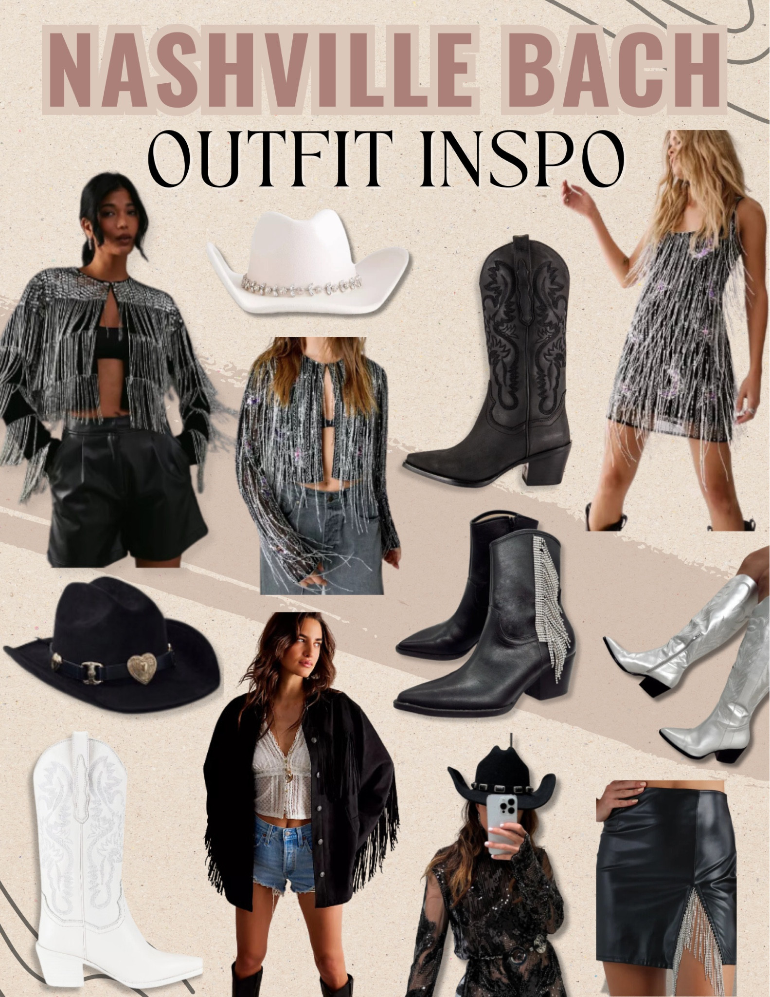 Nashville bachelorette outfits // bachelorette party outfits // bride bachelorette outfits // western outfits // country concert outfit ideas // houston rodeo outfits // elevated cowgirl cowboy boots // festival fashion

#LTKStyleTip #LTKShoeCrush #LTKFestival