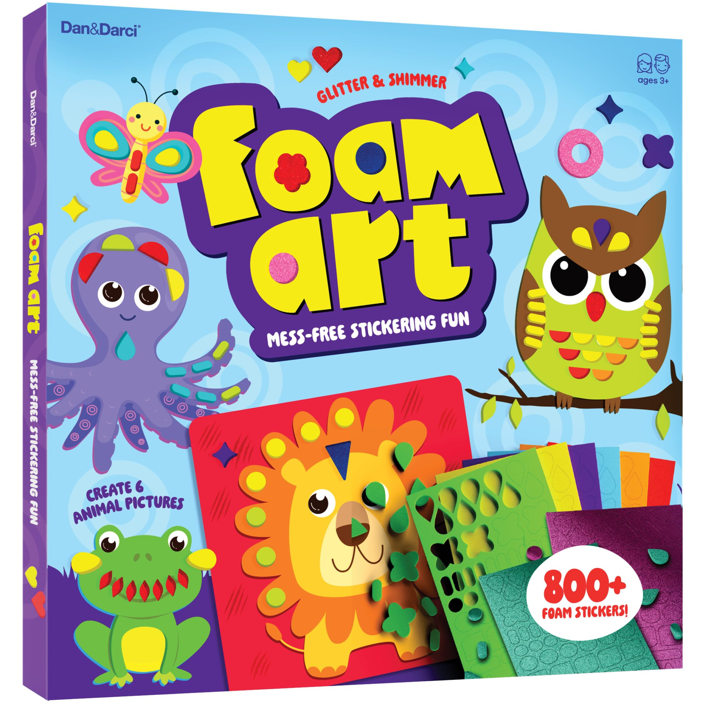 Foam Sticker Art Craft for Kids - Toddler Arts and Crafts for Kids Ages 3-4 3-5 4-6 - Kids Toddle... | Amazon (US)