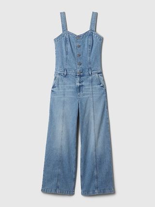 Wide-Leg Denim Jumpsuit | Gap (US)