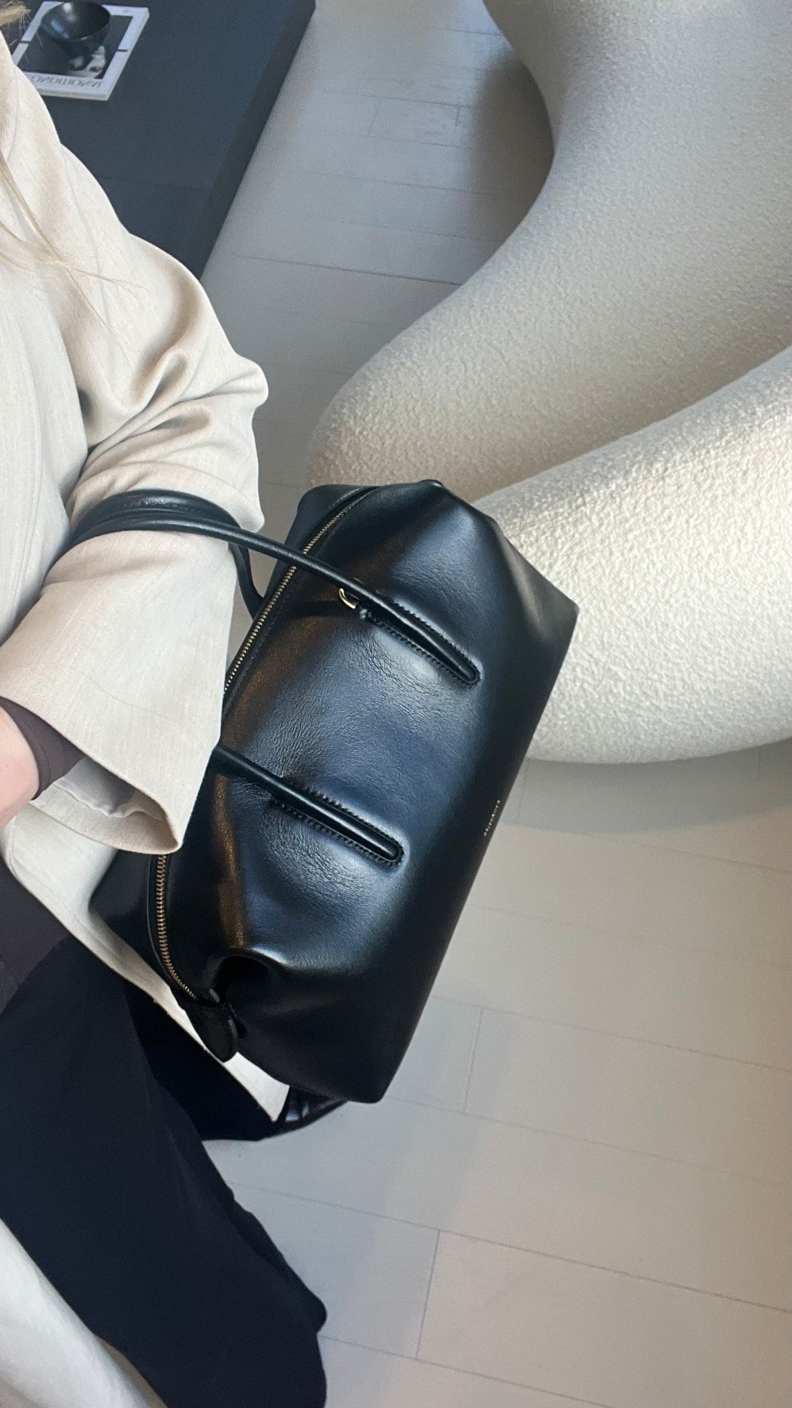 Leather handbag, black leather handbag, demellier, the row bag, minimal handbag, spring handbag, black handbag, tote bag 

#LTKbag #LTKluxury #LTKspring