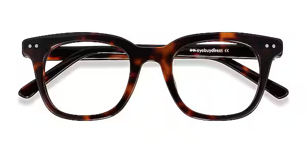 Romy Square Tortoise Full Rim Eyeglasses | Eyebuydirect | EyeBuyDirect.com