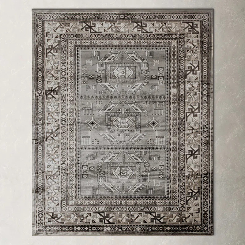 Ovid Viscose Gray Rug | Wayfair North America