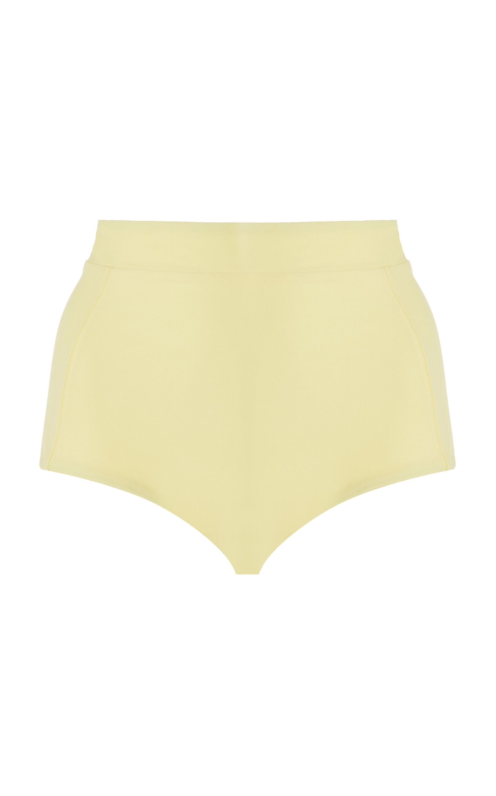 Abysse - Exclusive Hoffman High-Waisted Bikini Bottom - Yellow - M - Moda Operandi | Moda Operandi (Global)