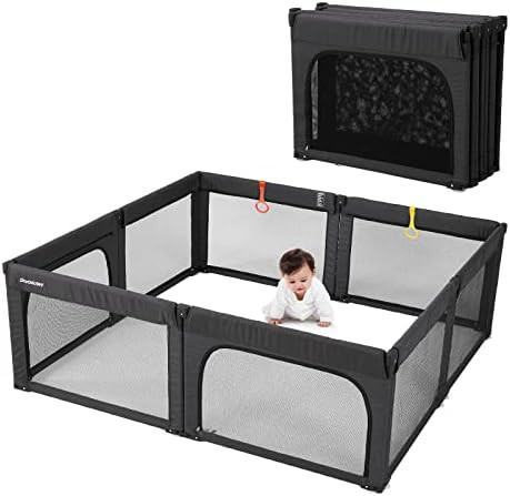 Doradotey Baby Playpen, Shape & Size Adjustable Large Play Center Yards Play Pens for Babies, Fol... | Amazon (US)