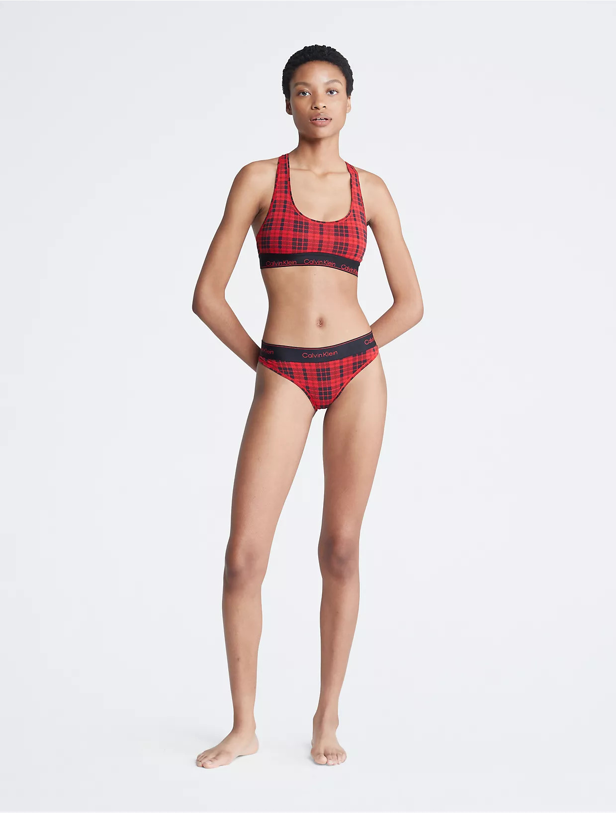 Modern Cotton Holiday Unlined Bralette | Calvin Klein | Calvin Klein (US)