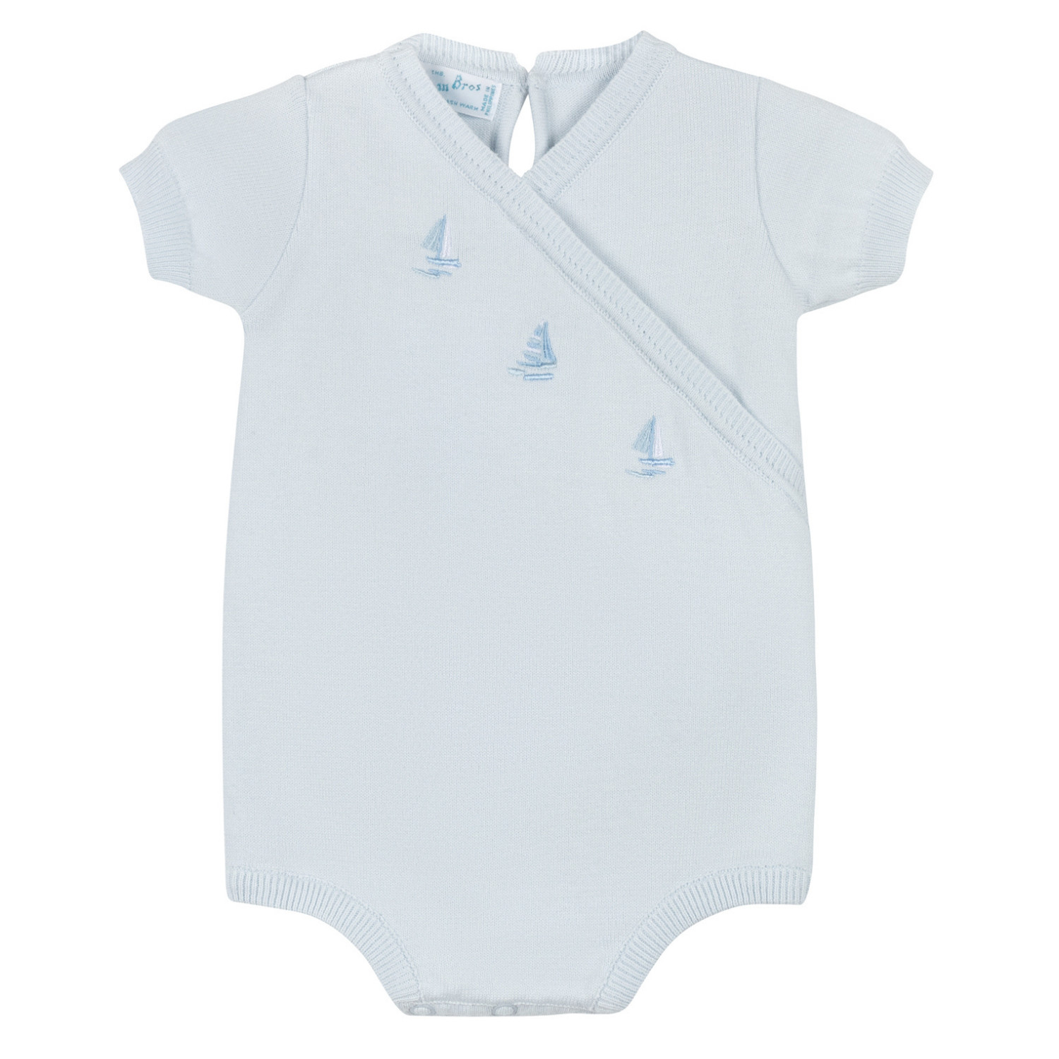 Boys Little Sailboat Knit Romper | Feltman Brothers