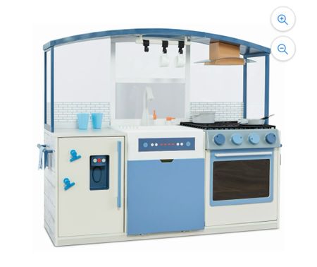 Wooden play kitchen with realistic sounds! 

#LTKkids #LTKfamily #LTKGiftGuide