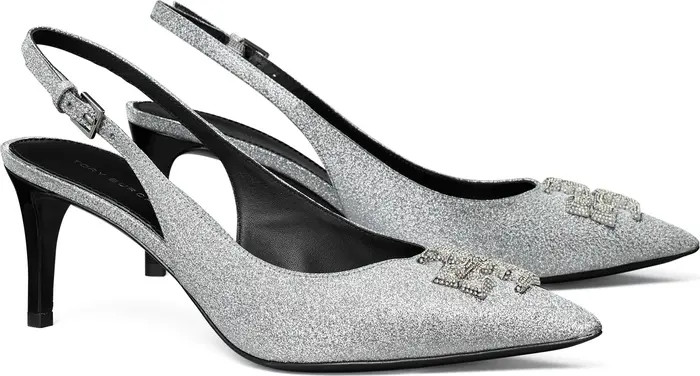 Eleanor Pavé Slingback Pointed Toe Pump (Women) | Nordstrom