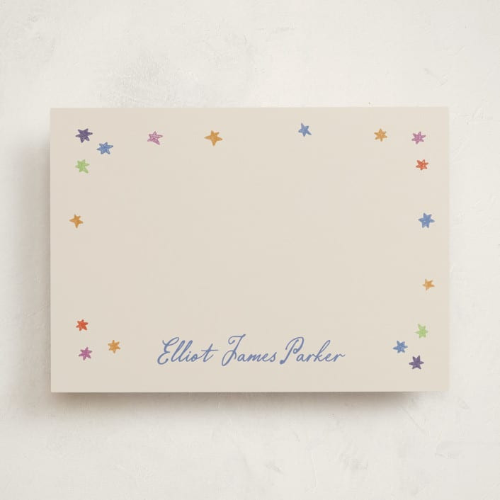 Starlight 5x7 Personalized Stationery | Minted