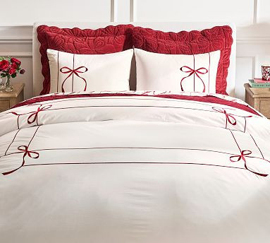 Monique Lhuillier Nell Bow Duvet | Pottery Barn (US)