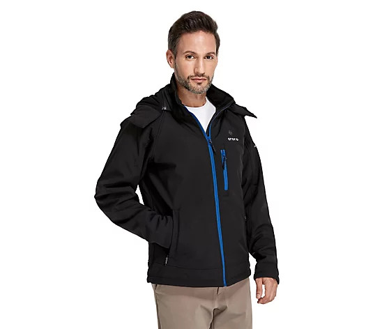 ORORO Men's Heated Jacket with Detachable Hood | QVC