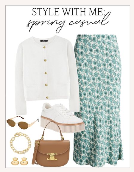  Casual but cute spring outfit idea!

#springstyle

Spring style. Elevated casual spring outfit idea. Amazon spring cardigan. Gold button cardigan. Chic spring style. Floral spring skirt. Platform spring sneakers. Designer inspired handbag  

#LTKfindsunder100 #LTKstyletip #LTKSeasonal