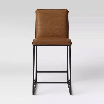Upholstered Counter Height Barstool with Metal Frame - Room Essentials™ | Target