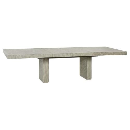 Palecek Broderick Modern Classic Grey Wood Extendable Dining Table - 80-120"W | Kathy Kuo Home