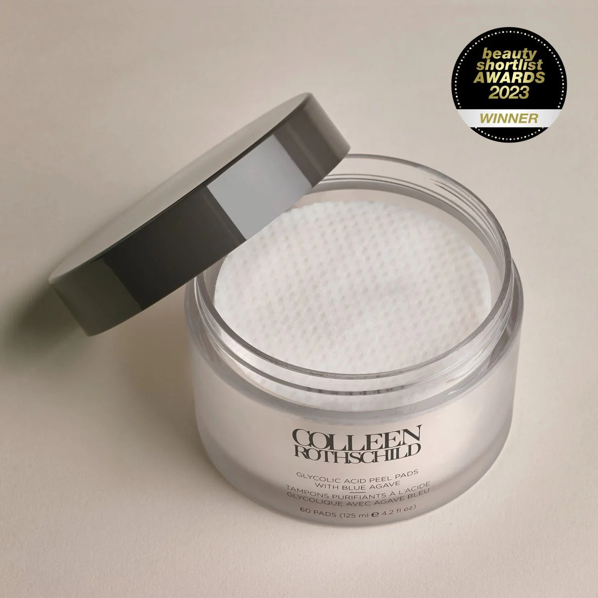 Glycolic Acid Peel Pads with Blue Agave | Colleen Rothschild Beauty