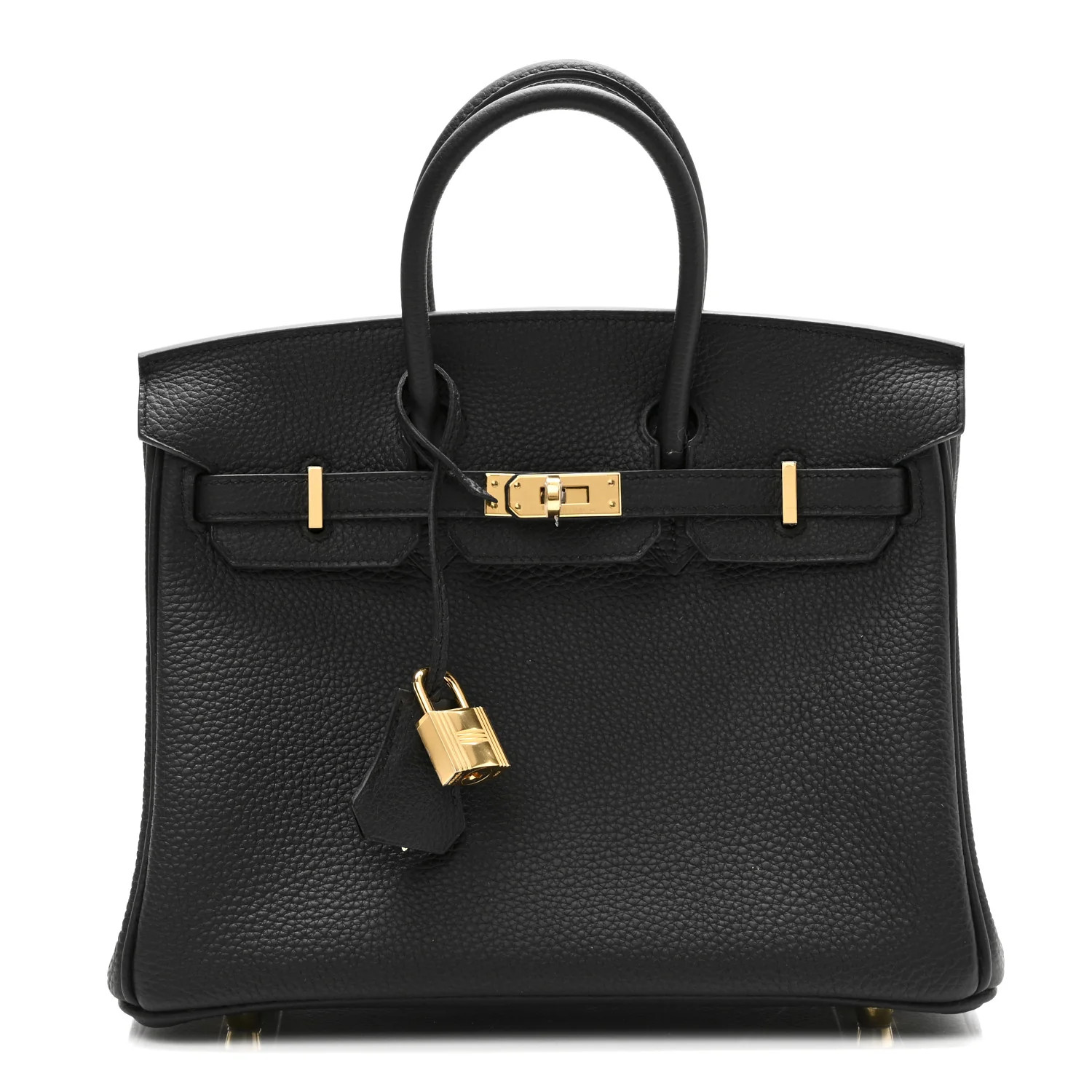 Togo Birkin 25 Black | FASHIONPHILE (US)