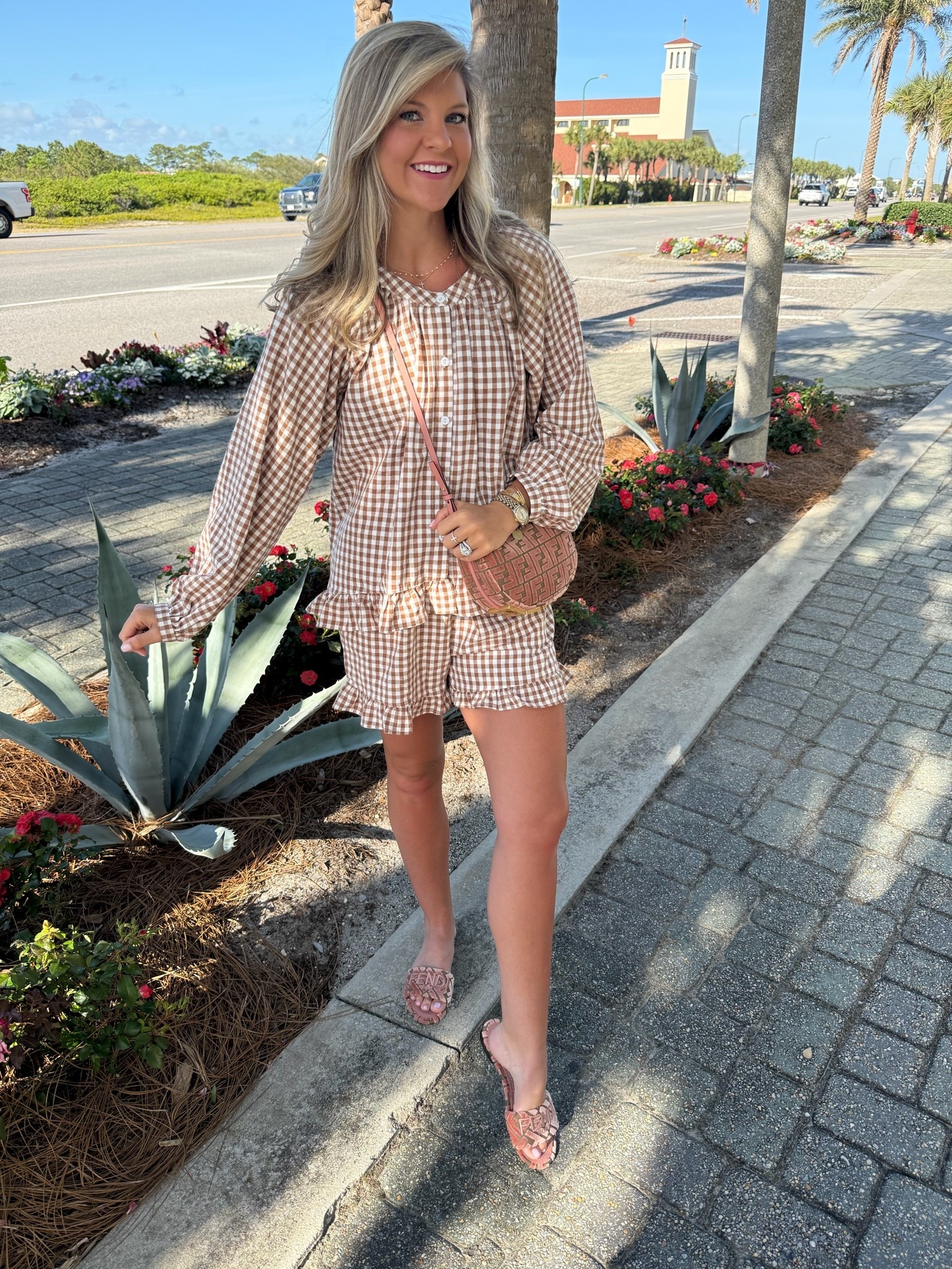 Gingham set. Summer set. Spring set. Amazon. Amazon fashion.
