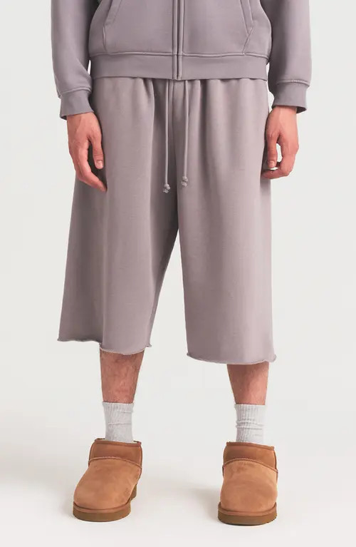 SKIMS Relaxed Long Shorts in Shadow at Nordstrom, Size X-Large | Nordstrom