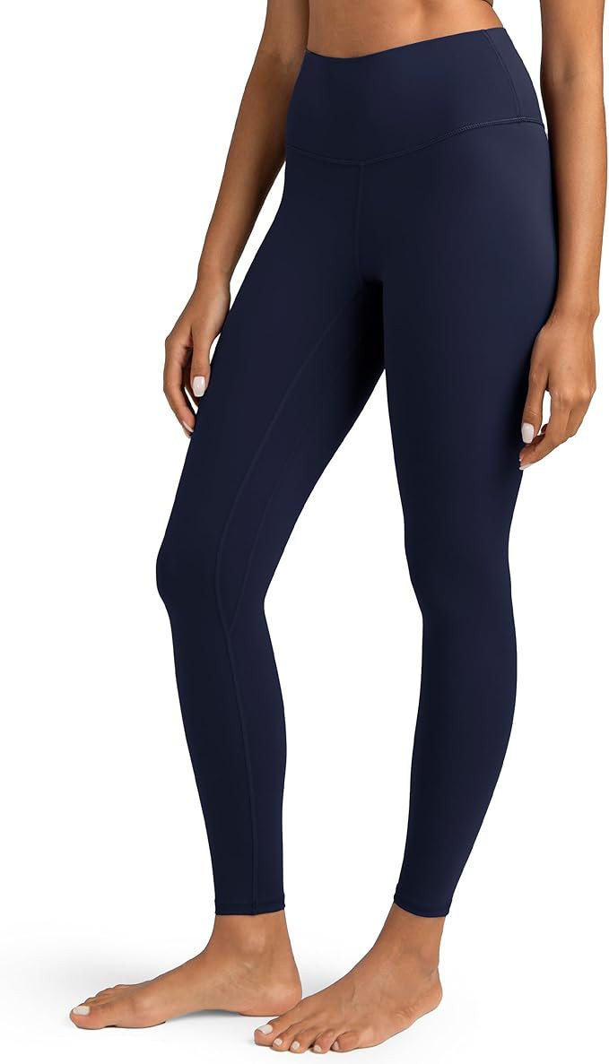 Colorfulkoala Womens High Waisted Leggings for Women 28" Inseam Tummy Control Leggings Full Lengt... | Amazon (US)
