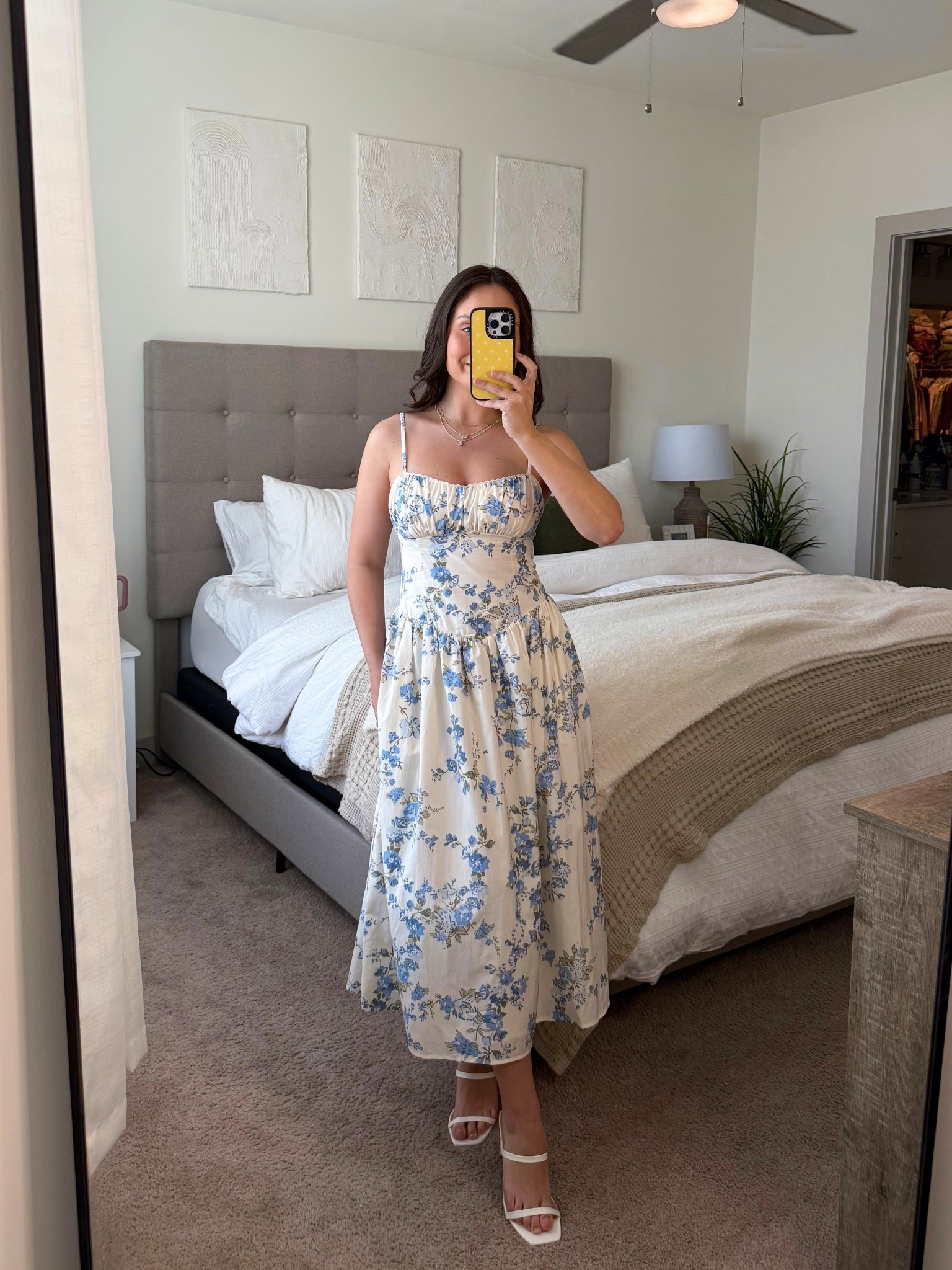 Bridal dress for rehearsal dinner or bridal shower. WearingXS

#LTKootd #LTKdayinmylife #LTKWedding