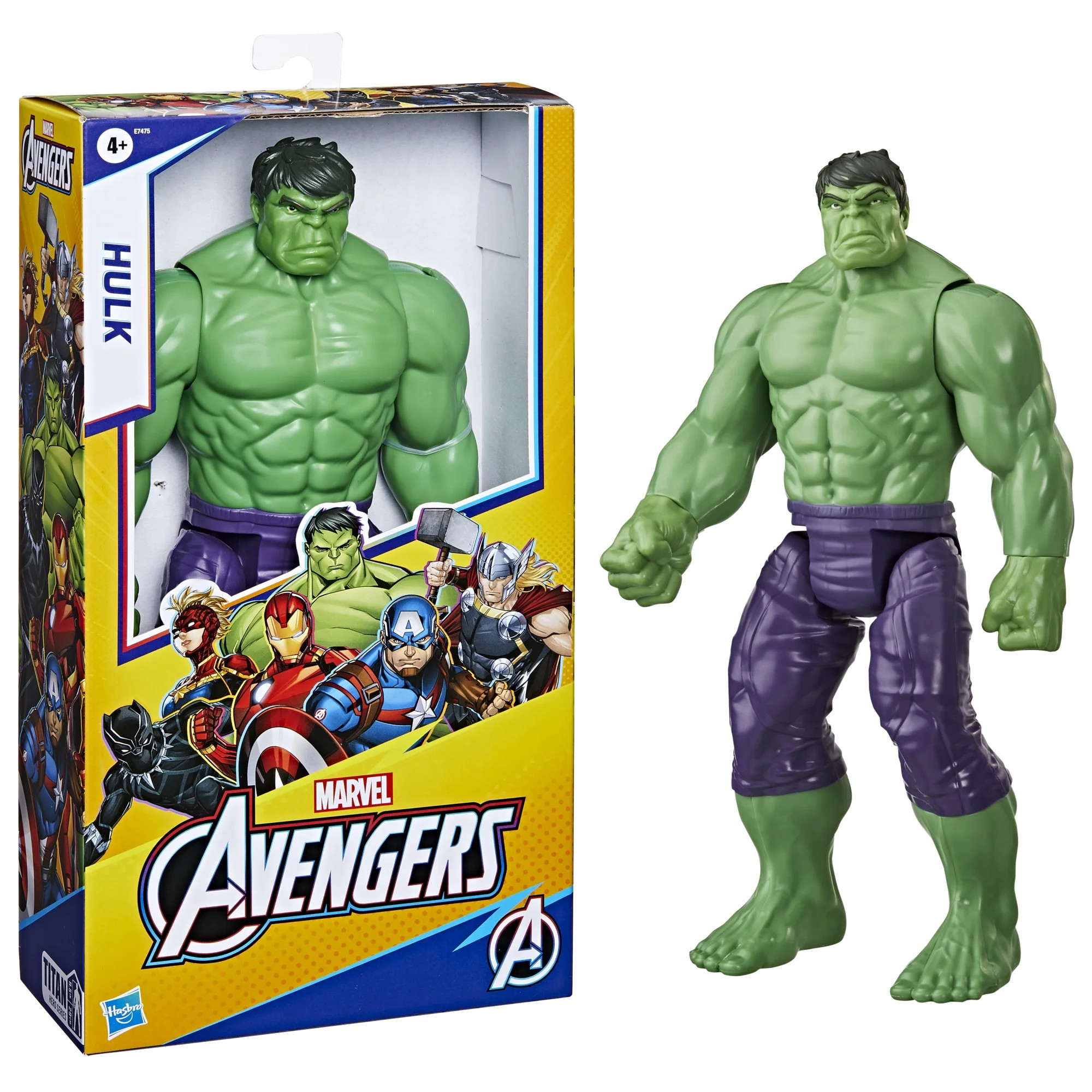 Hasbro Marvel Avengers Titan Hero Series Deluxe Hulk 12" Action Figure - Walmart.com | Walmart (US)