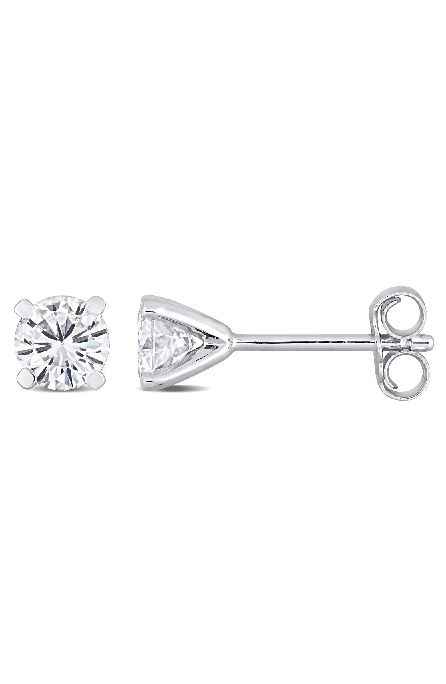 Julianna B. Moissanite Solitaire Earrings | Nordstrom | Nordstrom