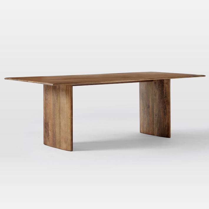 Anton Solid Wood Dining Table - Burnt Wax | West Elm (US)
