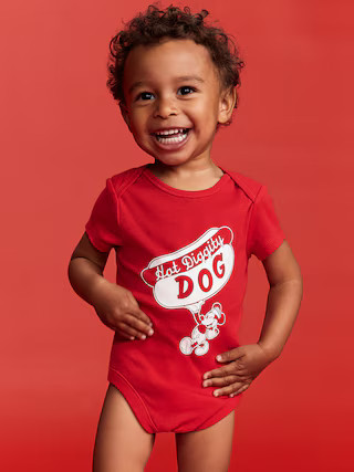 Old Navy x Disney© Mickey Mouse Graphic Bodysuit for Baby | Old Navy (US)