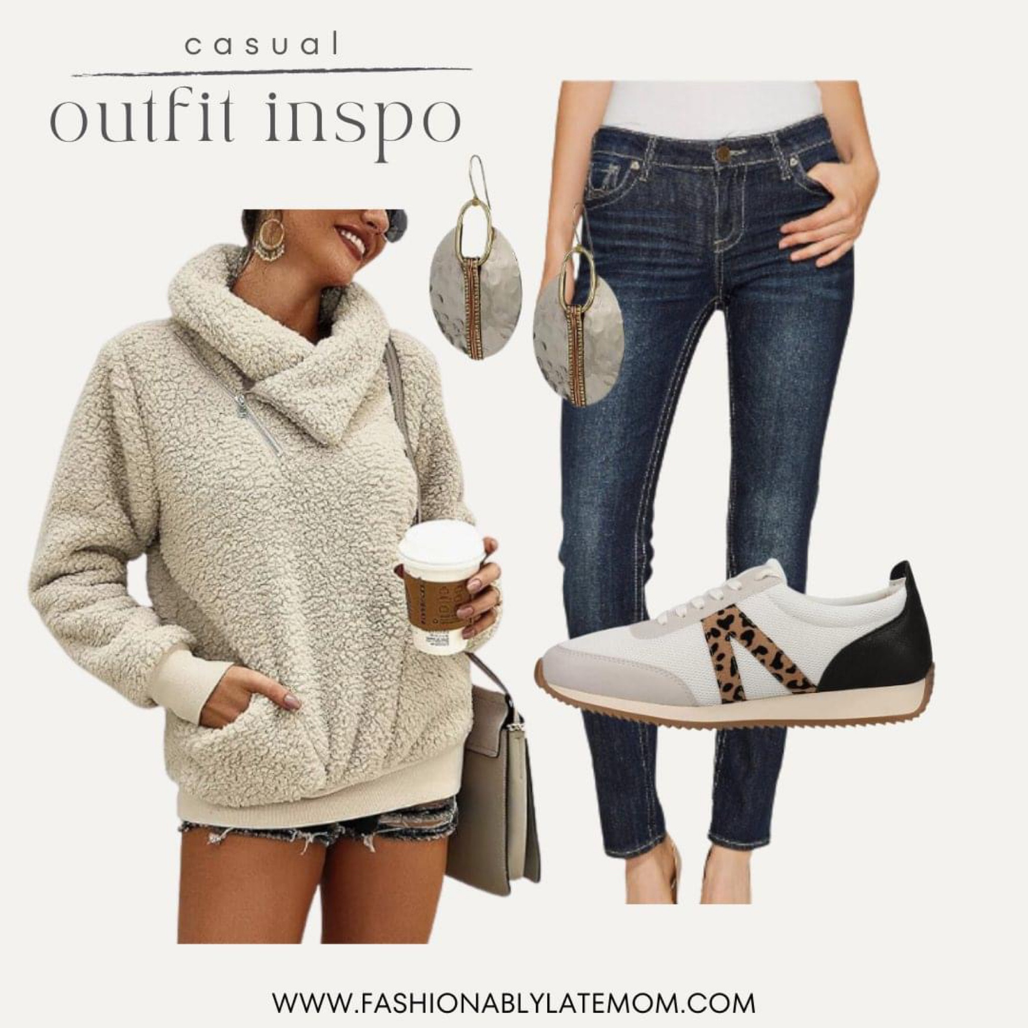 This is such a cute fall outfit! 
Fashionablylatemom 
Tennis shoes 
Straight legged jeans 
Amazon fashion 
Fall outfit 

#LTKshoecrush #LTKstyletip