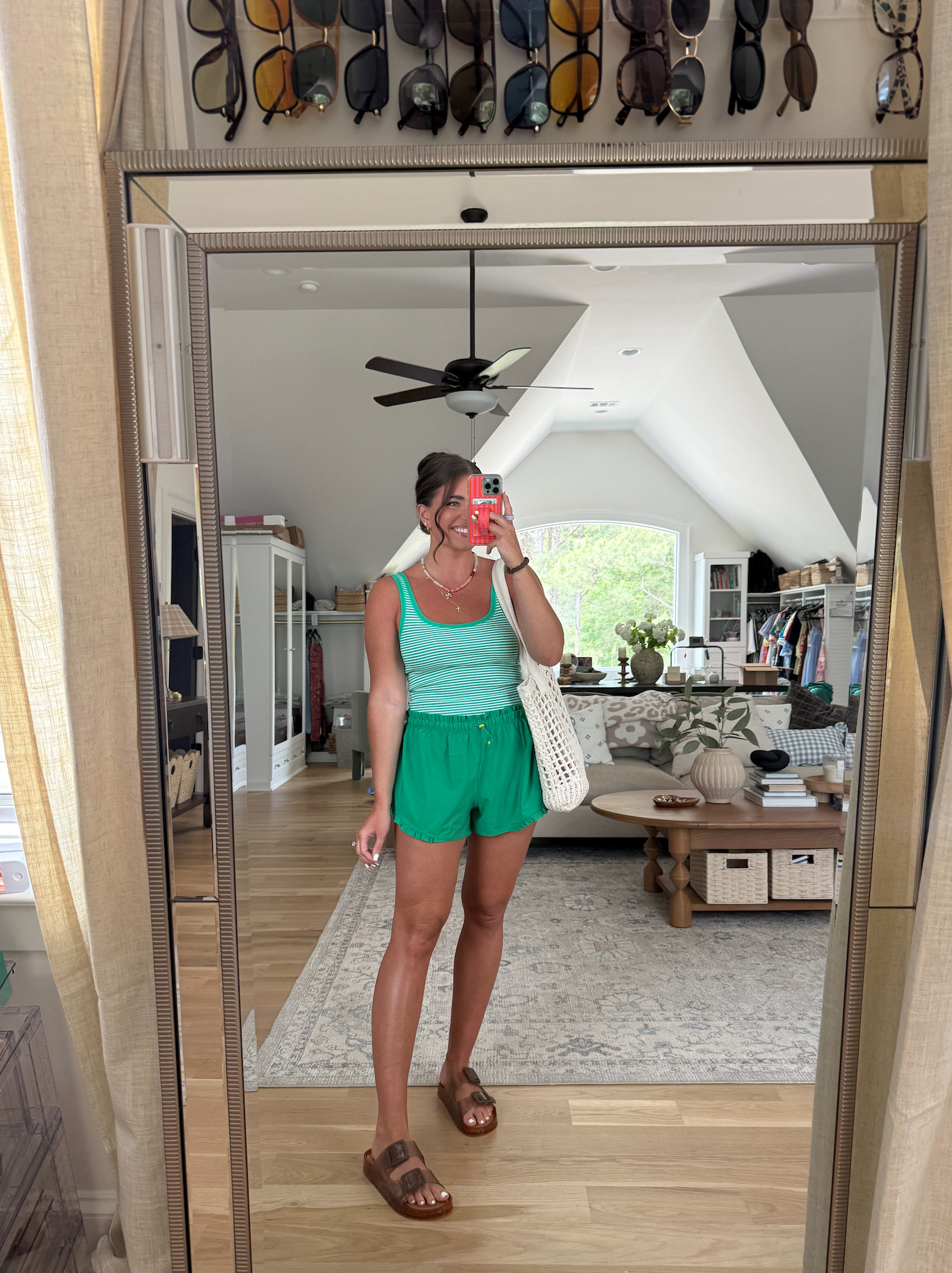 TTS - M in tank & sized up to L in shorts for length. Cute green Aerie outfit on sale - 30% of tank and 40% off shorts!  

 

#LTKootd #LTKSaleAlert