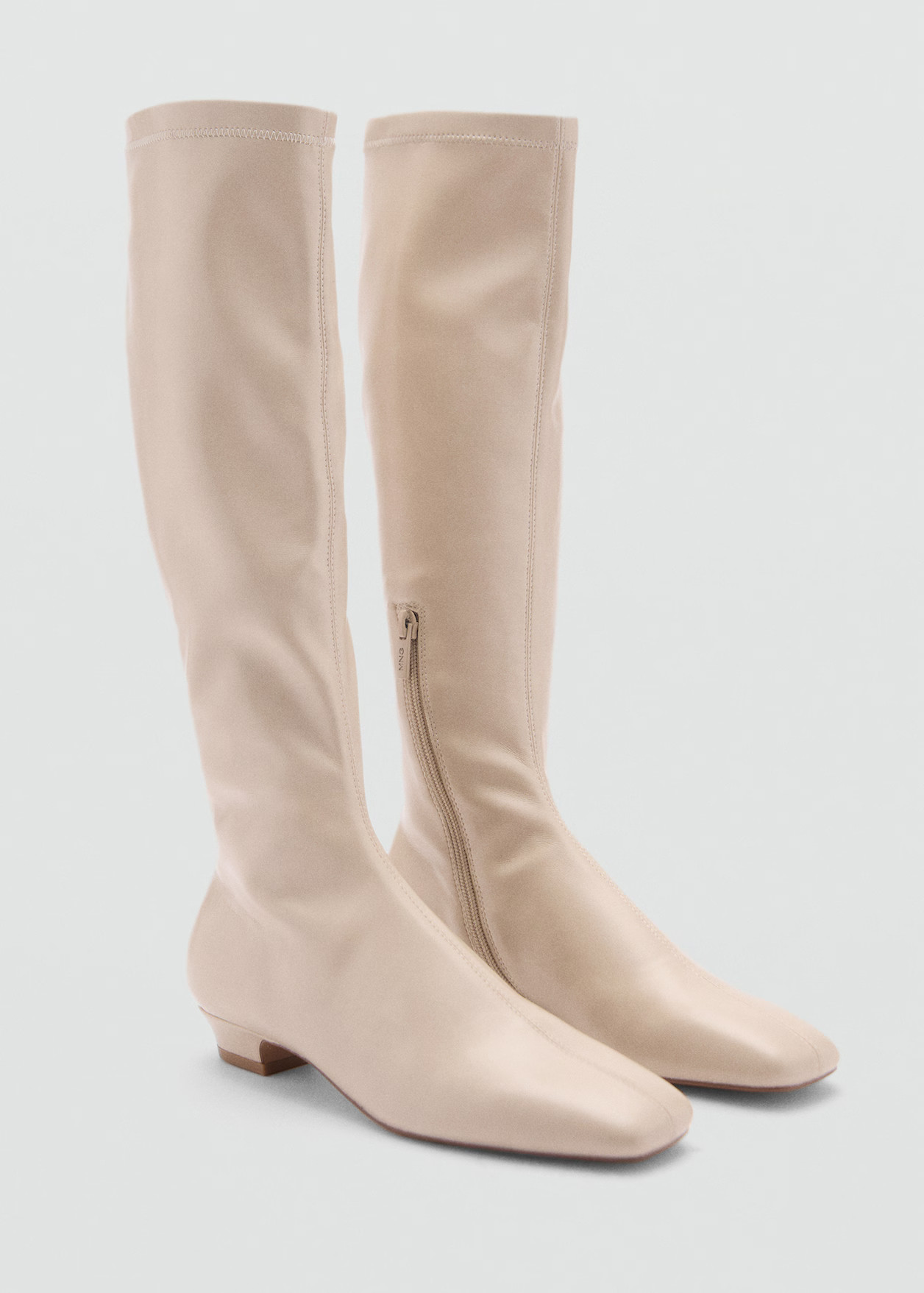 Hochschaftstiefel mit Reißverschluss - Damen | MANGO Österreich | Mango EU