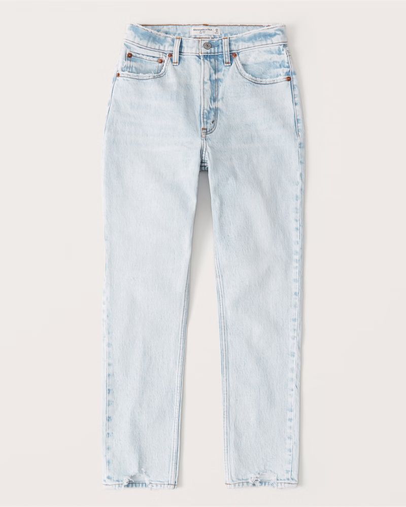 Curve Love High Rise Mom Jeans | Abercrombie & Fitch (US)