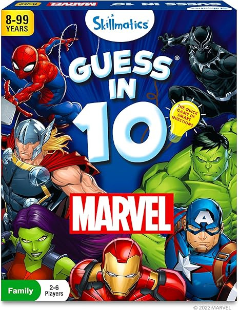 Skillmatics Guess in 10 Marvel, Easter Basket Stuffers, Card Game for Boys, Girls, Teens, Adults ... | Amazon (US)