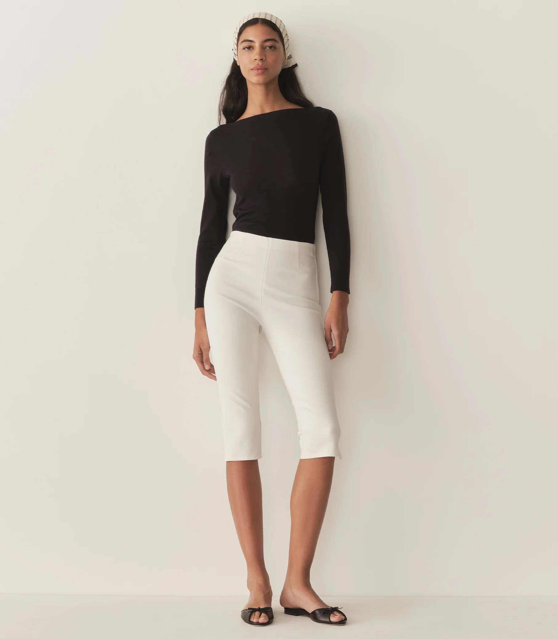 Lula Capri Pant - Salt | DÔEN | DOEN