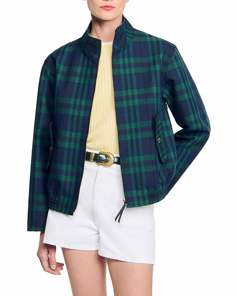 Sandro Checked Jacket | Bloomingdale's (US)