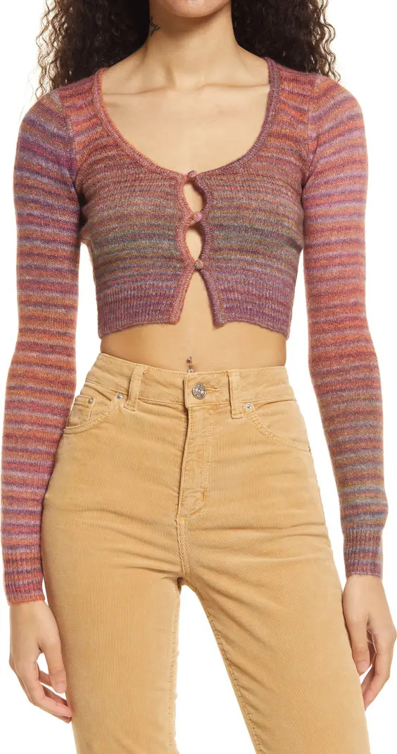 BDG Urban Outfitters Scoop Neck Crop Cardigan | Nordstrom | Nordstrom