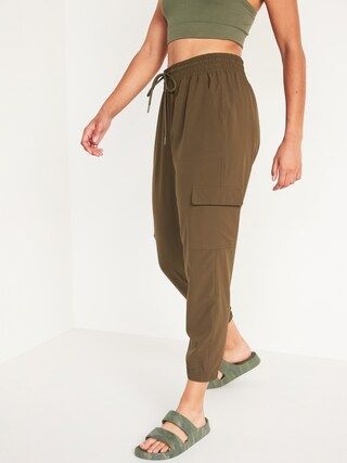 High-Waisted StretchTech Cargo Jogger Pants for Women | Old Navy (US)