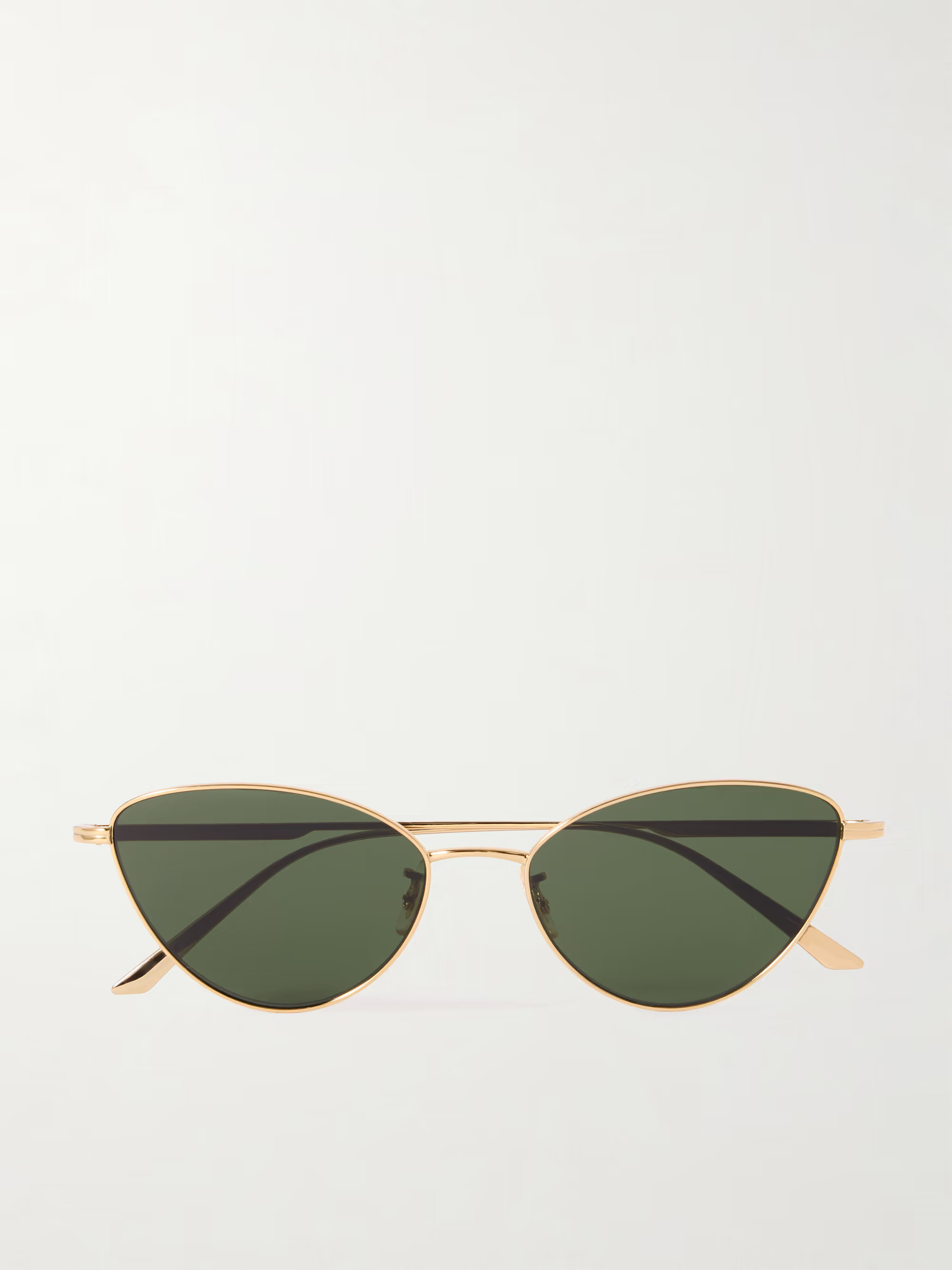 + KHAITE 1998C cat-eye gold-tone sunglasses | NET-A-PORTER (US)