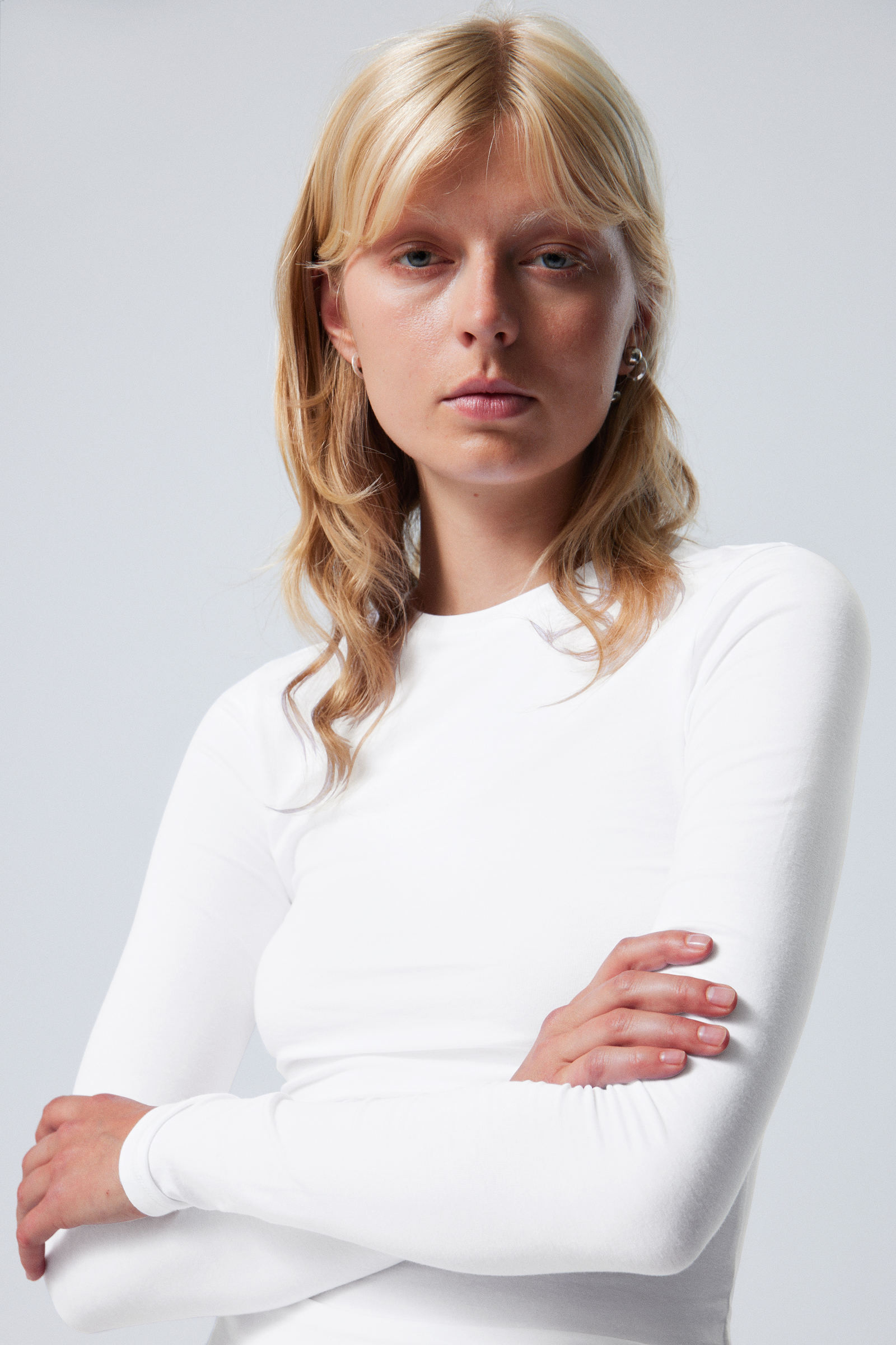 Slim Fitted Long Sleeve | Weekday