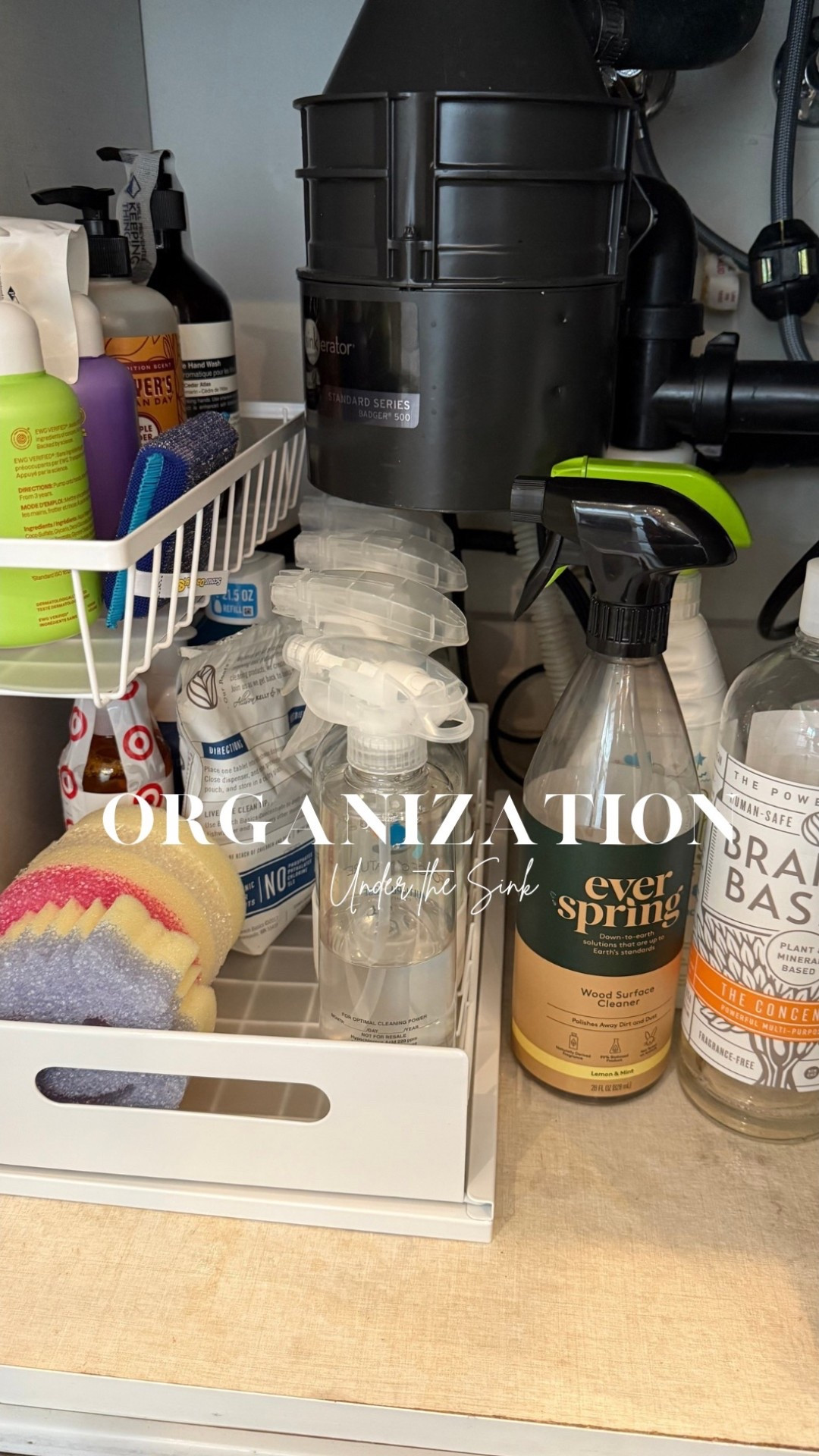 Organization for under the kitchen sink 🫧🧽 This one was much needed and long overdue! I ordered this little rack for under the sink and it made such a difference 👍🏼 

Amazon, under the sink organizer, home organization, kitchen organization, organized home, new year organizing, cleaning products, non toxic cleaning products, Branch Basics, Force of Nature, Scrub Mommy, Attitude kids hand soap

#LTKHome #LTKFindsUnder50 #LTKvlog
