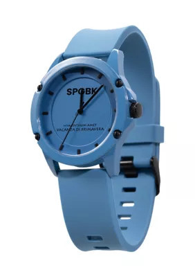 SPGBK Westover Carolina Blue Silicone Strap Watch | Belk