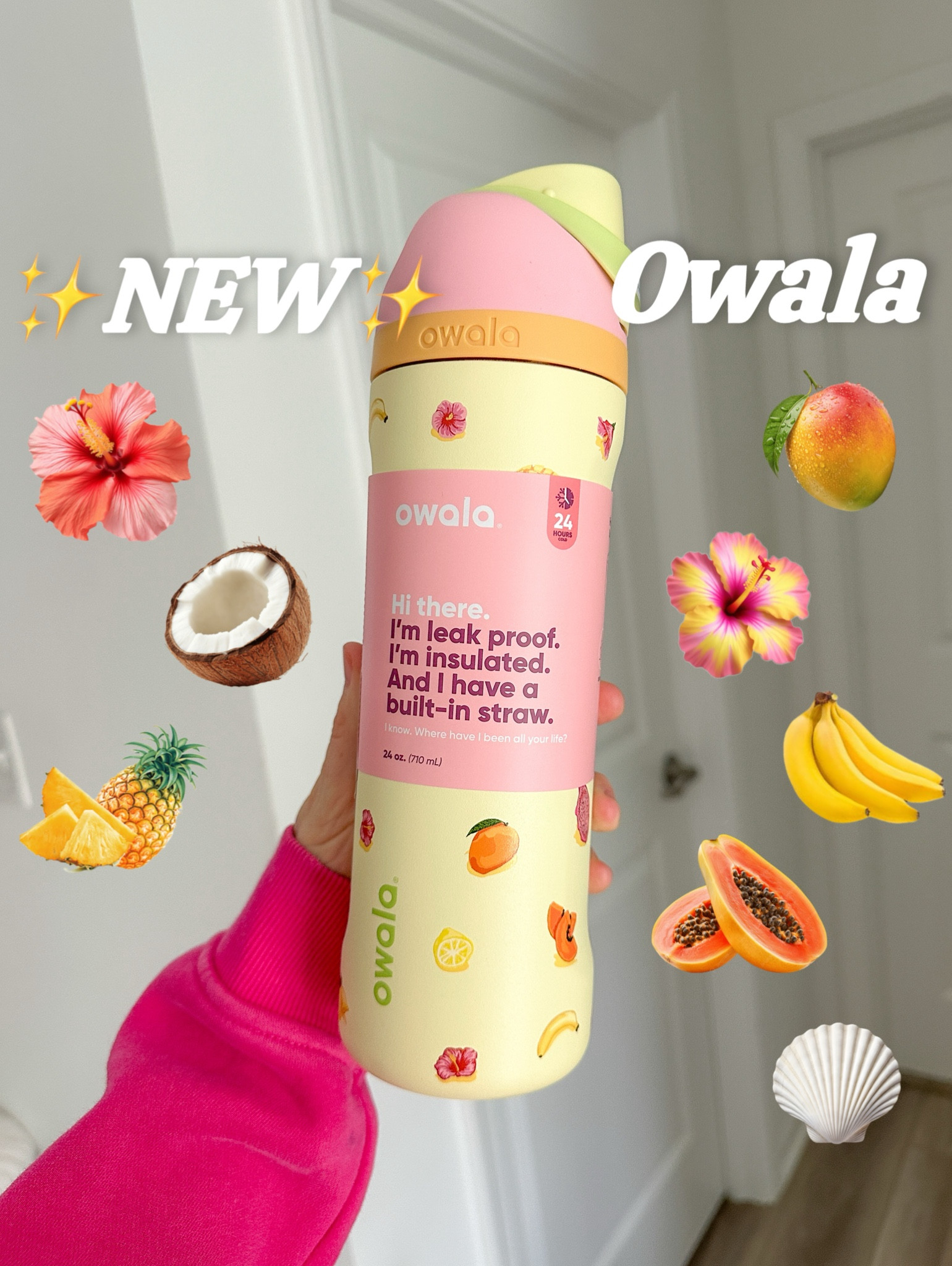 Comment SHOP for the link to the cutest Owala EVER🤩☀️🌴🌺🥥 #owala #summer #owalawaterbottle #waterbottle #shopping 

#LTKselfcare #LTKSwim #LTKSeasonal