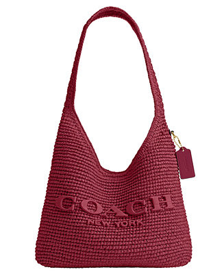 COACHBrooklyn Medium Straw Shoulder Handbag 28 | Macy's