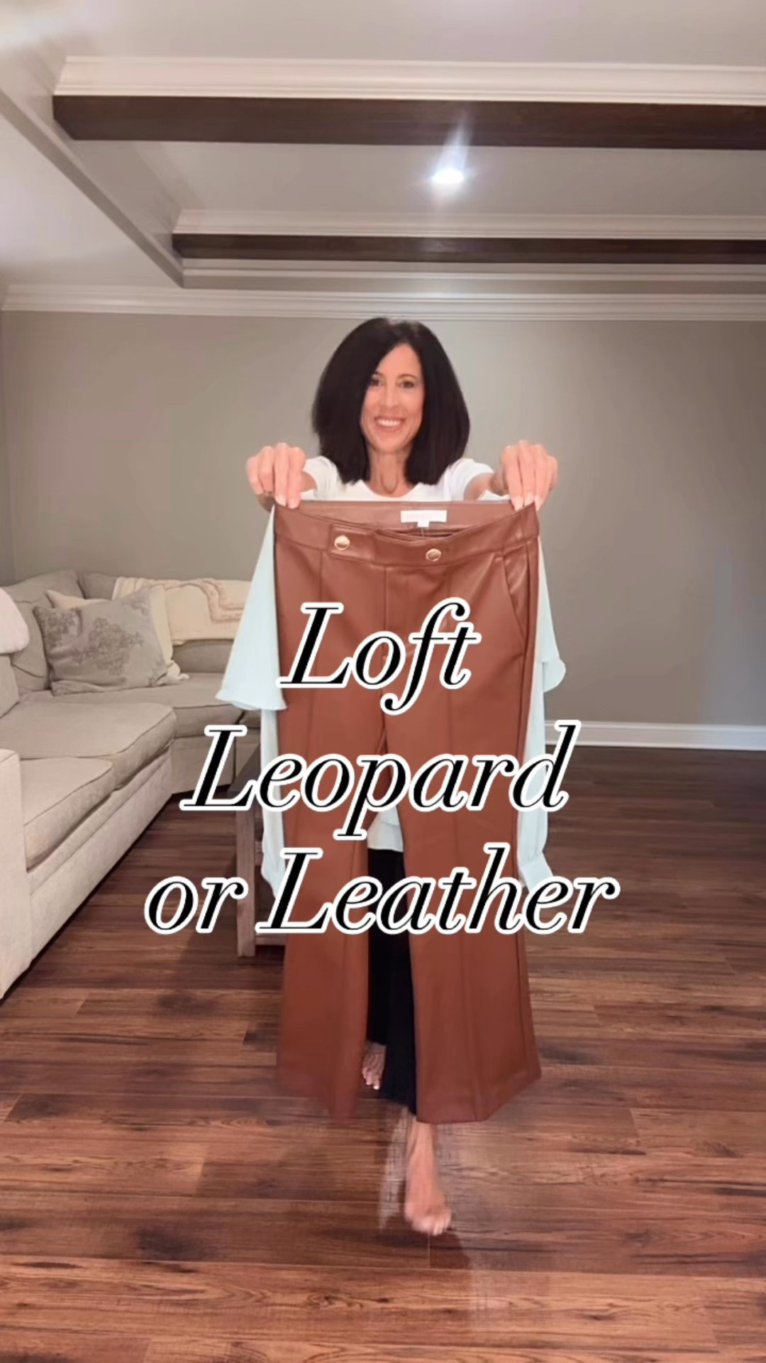 Leather or leopard print denim dress? Not enough days to rock both! Which one's your vibe? 

Leather outfit: The pants are lined and stretchy. Size 2, true to size. The cape blouse is so soft! XS Styled with leopard print kitten heels.

Leopard mini dress: The print is everything! XS, true to size. Paired with suede boots and wedge heels.

#ootd #fashion #style #styleinspo #fallfashion #leatherpants #leopardprint #denim #dress #suedeboots #heels #trends #gno 


#LTKItBag #LTKOver40 #LTKU