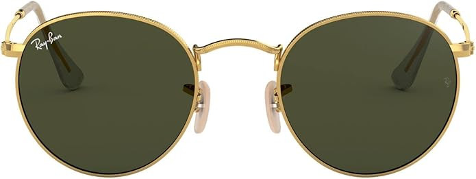 Ray-Ban Unisex Rb3447 Round Metal Round Sunglasses | Amazon (US)