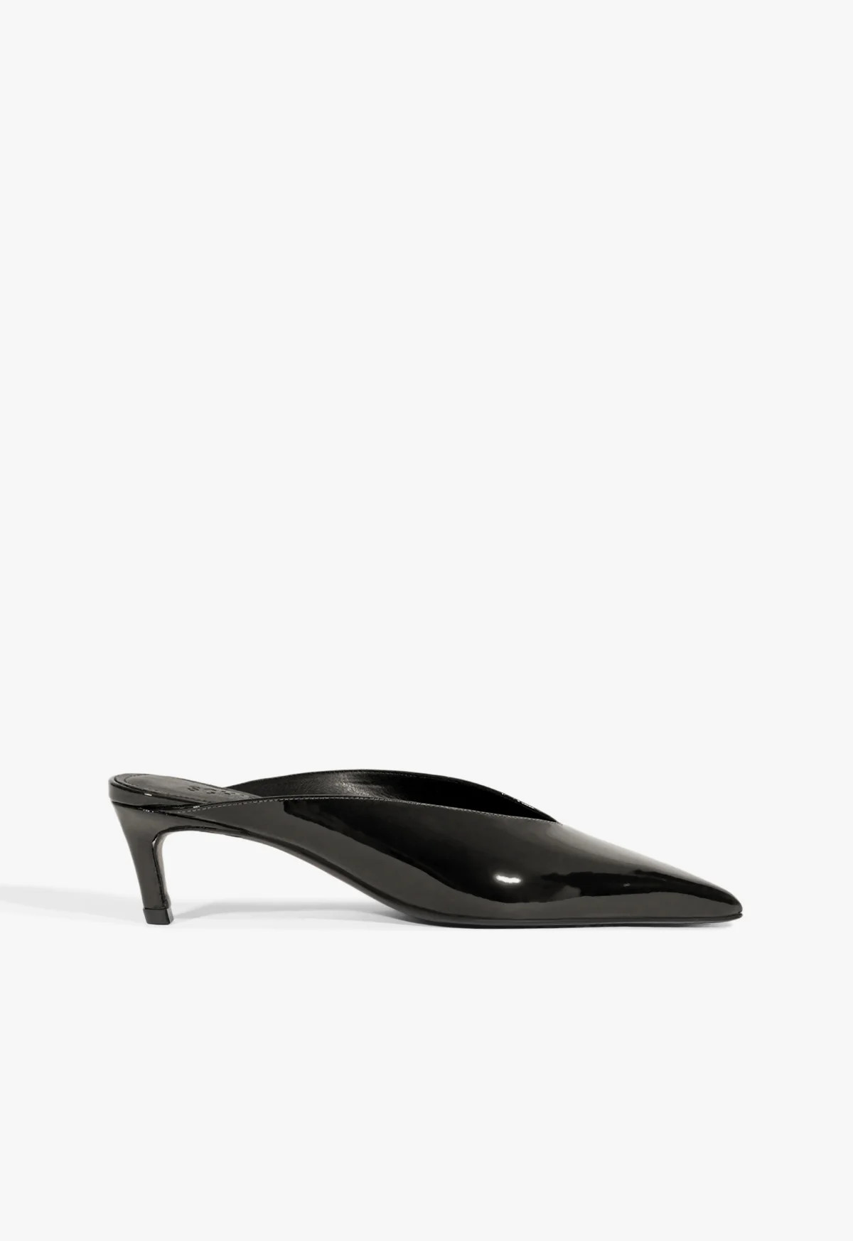 Loren Black Mid Stiletto Heel Pump | SCHUTZ | Schutz (US)