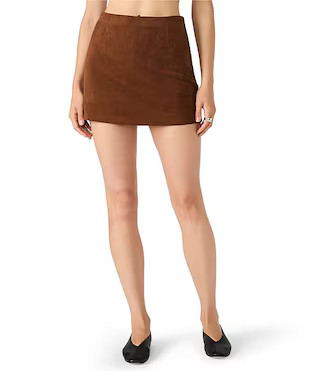 Steve Madden Cindi Faux Suede Built In Short Mini Skirt | Dillard's | Dillard's