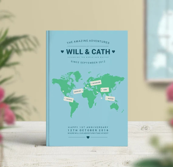 Going Travelling Gift Travel Notebook Personalised Journal - Etsy | Etsy (US)