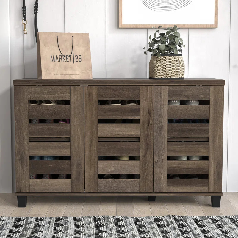 Lismore 16 Pair Shoe Storage Cabinet | Wayfair North America