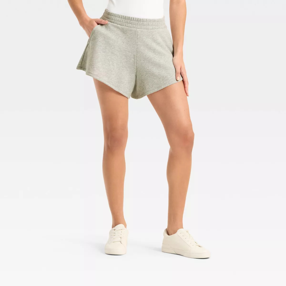 Women's 3" French Terry Flowy Shorts - All In Motion™ | Target